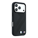 BMW BMW iPhone 18 Pro / iPhone 17 Pro Hoesje MagSafe - PU - bandenprofiel met structuur - harde behuizing - metalen logo’s Zwart