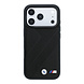 BMW BMW iPhone 18 Pro / iPhone 17 Pro Hoesje MagSafe - PU - bandenprofiel met structuur - harde behuizing - metalen logo’s Zwart