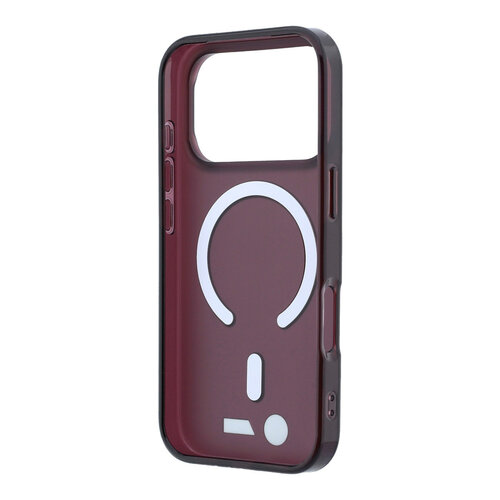 BMW BMW iPhone 18 Pro Max/iPhone 17 Pro Max Hartschalenhülle MagSafe IML Matte Oberfläche Metalllogos - Rot
