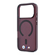 BMW BMW iPhone 18 Pro / iPhone 17 Pro Handyhülle MagSafe - IML - matte Oberfläche - Hartschale - Metalllogos Bordeauxrot