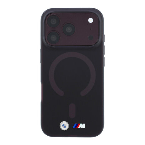 BMW BMW iPhone 18 Pro / iPhone 17 Pro Coque de téléphone MagSafe - IML - finition dépolie - coque rigide - logos métalliques Bordeaux