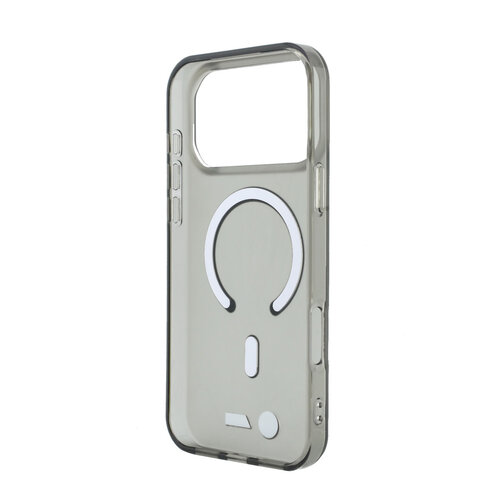 BMW BMW iPhone 18 Pro Max/iPhone 17 Pro Max Hardcasehoesje MagSafe IML Matte afwerking Metalen logo's - Zwart