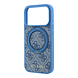 Guess Guess iPhone 18 Pro / iPhone 17 Pro Hoesje MagSafe - 4G - PU - harde behuizing - ringstandaard - klassiek logo Lichtblauw
