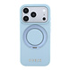 Guess Guess iPhone 18 Pro / iPhone 17 Pro Phone case MagSafe - grained PU - hard shell - ring stand - classic logo Light blue Guess Guess iPhone 18 Pro / iPhone 17 Pro Phone case MagSafe - grained PU - hard shell - ring stand - classic logo Light blue