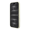 Guess Guess iPhone 18 Pro/iPhone 17 Pro Hartschalenhülle MagSafe Genarbtes PU Ringständer Klassisches Logo - Champagner