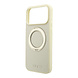 Guess Guess iPhone 18 Pro / iPhone 17 Pro Handyhülle MagSafe - genarbtes PU - Hartschale - Ringständer - klassisches Logo Champagner Guess Guess iPhone 18 Pro / iPhone 17 Pro Handyhülle MagSafe - genarbtes PU - Hartschale - Ringständer - klassisches Logo Champagner