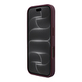 Guess Guess iPhone 18 Pro/iPhone 17 Pro Hartschalenhülle MagSafe Genarbtes PU Ringständer Klassisches Logo - Bordeaux