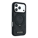 Guess Guess iPhone 18 Pro Max / iPhone 17 Pro Max Coque de téléphone MagSafe - 4G - PU - coque rigide - support à anneau - logo classique Noir