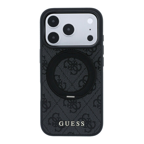 Guess Guess iPhone 18 Pro Max / iPhone 17 Pro Max Handyhülle MagSafe - 4G - PU - Hartschale - Ringständer - klassisches Logo Schwarz Guess Guess iPhone 18 Pro Max / iPhone 17 Pro Max Handyhülle MagSafe - 4G - PU - Hartschale - Ringständer - klassisches Logo Schwarz