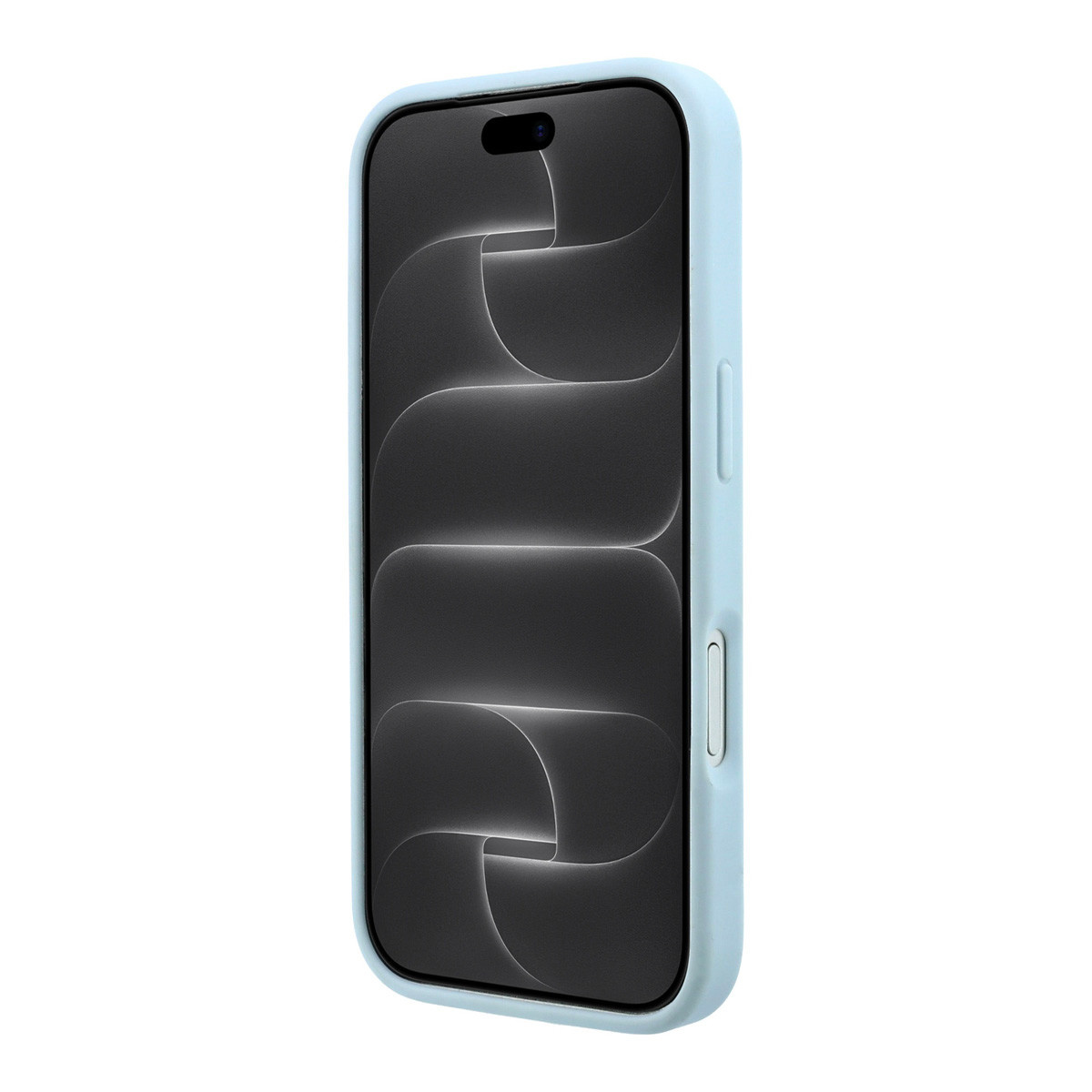 Guess Guess iPhone 18 Pro Max / iPhone 17 Pro Max Hoesje MagSafe - generfd PU - harde behuizing - ringstandaard - klassiek logo Lichtblauw, foto 5 van 6