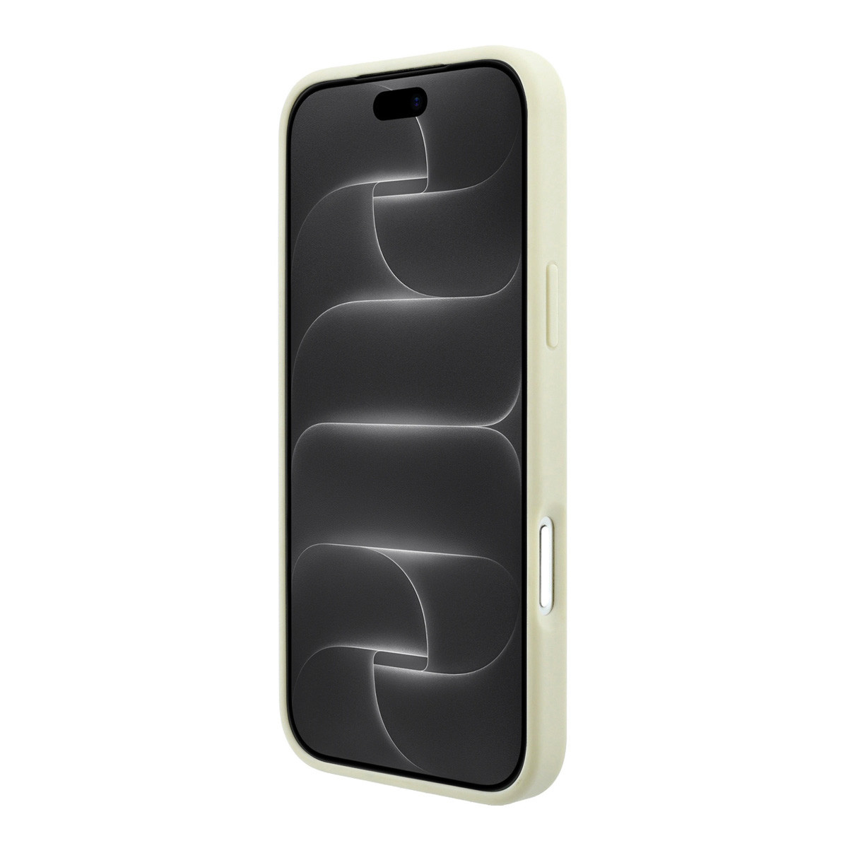 Guess Guess iPhone 18 Pro Max / iPhone 17 Pro Max Hoesje MagSafe - generfd PU - harde behuizing - ringstandaard - klassiek logo Champagne, foto 5 van 6