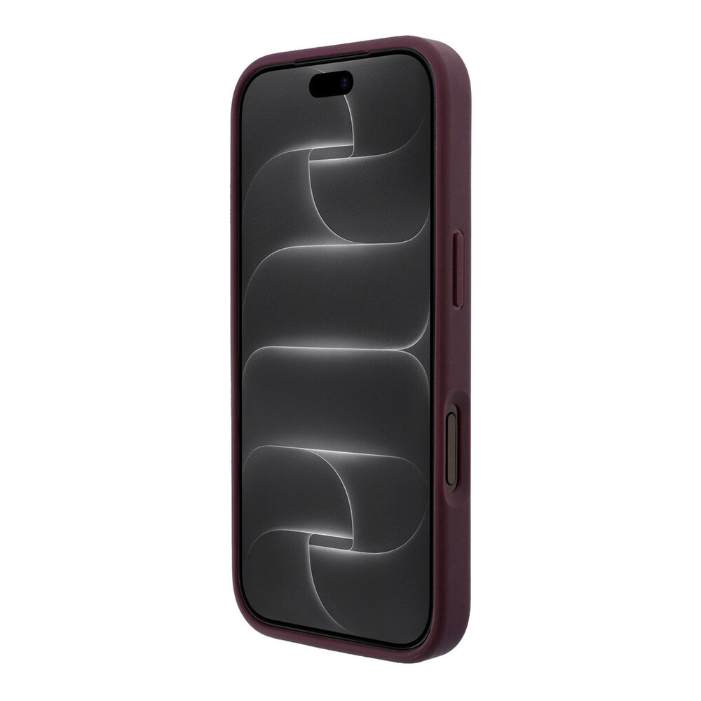 Guess Guess iPhone 18 Pro Max / iPhone 17 Pro Max Coque de téléphone MagSafe - PU grainé - coque rigide - support à anneau - logo classique Bordeaux Guess Guess iPhone 18 Pro Max / iPhone 17 Pro Max Coque de téléphone MagSafe - PU grainé - coque rigide - support à anneau - logo classique Bordeaux