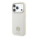 Guess Guess iPhone 18 Pro / iPhone 17 Pro Handyhülle MagSafe - genarbtes PU - Hartschale - rundes Strasslogo Beige Guess Guess iPhone 18 Pro / iPhone 17 Pro Handyhülle MagSafe - genarbtes PU - Hartschale - rundes Strasslogo Beige