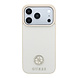 Guess Guess iPhone 18 Pro / iPhone 17 Pro Hoesje MagSafe - generfd PU - harde behuizing - rond strasslogo Beige Guess Guess iPhone 18 Pro / iPhone 17 Pro Hoesje MagSafe - generfd PU - harde behuizing - rond strasslogo Beige