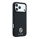 Guess Guess iPhone 18 Pro / iPhone 17 Pro Phone case MagSafe - grained PU - hard shell - round rhinestone logo Black Guess Guess iPhone 18 Pro / iPhone 17 Pro Phone case MagSafe - grained PU - hard shell - round rhinestone logo Black