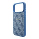 Guess Guess iPhone 18 Pro / iPhone 17 Pro Phone case MagSafe - embossed detailing - 4G - PU - hard shell - classic logo Light blue Guess Guess iPhone 18 Pro / iPhone 17 Pro Phone case MagSafe - embossed detailing - 4G - PU - hard shell - classic logo Light blue