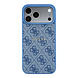 Guess Guess iPhone 18 Pro / iPhone 17 Pro Phone case MagSafe - embossed detailing - 4G - PU - hard shell - classic logo Light blue Guess Guess iPhone 18 Pro / iPhone 17 Pro Phone case MagSafe - embossed detailing - 4G - PU - hard shell - classic logo Light blue