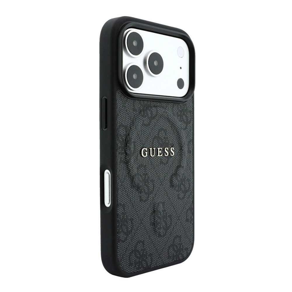Guess Guess iPhone 18 Pro / iPhone 17 Pro Handyhülle MagSafe - Prägung - 4G - PU - Hartschale - klassisches Logo Schwarz Guess Guess iPhone 18 Pro / iPhone 17 Pro Handyhülle MagSafe - Prägung - 4G - PU - Hartschale - klassisches Logo Schwarz