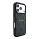Guess Guess iPhone 18 Pro / iPhone 17 Pro Hoesje MagSafe - reliëf - 4G - PU - harde behuizing - klassiek logo Zwart Guess Guess iPhone 18 Pro / iPhone 17 Pro Hoesje MagSafe - reliëf - 4G - PU - harde behuizing - klassiek logo Zwart