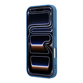 Guess Guess iPhone 18 Pro/iPhone 17 Pro Hartschalenhülle 4G PU Großes Strasslogo - Blau