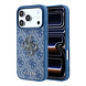 Guess Guess iPhone 18 Pro / iPhone 17 Pro Phone case 4G - PU - hard shell - large resin logo Blue Guess Guess iPhone 18 Pro / iPhone 17 Pro Phone case 4G - PU - hard shell - large resin logo Blue