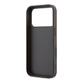 Guess Guess iPhone 18 Pro/iPhone 17 Pro Hartschalenhülle 4G PU Großes Strasslogo - Braun