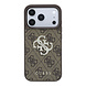 Guess Guess iPhone 18 Pro / iPhone 17 Pro Hoesje 4G - PU - harde behuizing - groot strasslogo Bruin