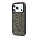 Guess Guess iPhone 18 Pro / iPhone 17 Pro Phone case 4G - PU - hard shell - large resin logo Brown Guess Guess iPhone 18 Pro / iPhone 17 Pro Phone case 4G - PU - hard shell - large resin logo Brown