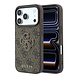 Guess Guess iPhone 18 Pro / iPhone 17 Pro Phone case 4G - PU - hard shell - large resin logo Brown Guess Guess iPhone 18 Pro / iPhone 17 Pro Phone case 4G - PU - hard shell - large resin logo Brown