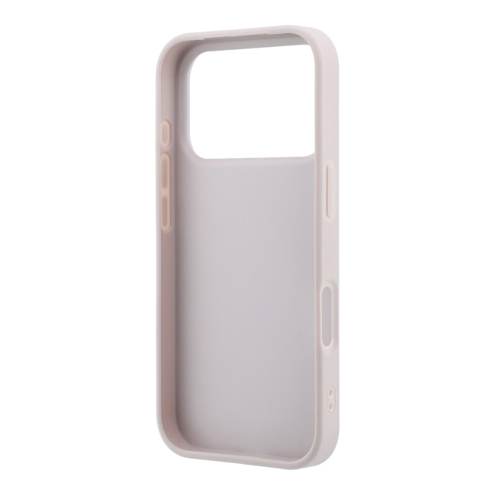 Guess Guess iPhone 18 Pro / iPhone 17 Pro Phone case 4G - PU - hard shell - large resin logo Pink Guess Guess iPhone 18 Pro / iPhone 17 Pro Phone case 4G - PU - hard shell - large resin logo Pink