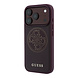Guess Guess iPhone 18 Pro Max / iPhone 17 Pro Max Hoesje MagSafe - PU - geperforeerd - 4G - harde behuizing - goudkleurig logo Bordeaux Guess Guess iPhone 18 Pro Max / iPhone 17 Pro Max Hoesje MagSafe - PU - geperforeerd - 4G - harde behuizing - goudkleurig logo Bordeaux
