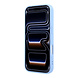 Guess Guess iPhone 18 Pro Max / iPhone 17 Pro Max Hoesje MagSafe - generfd PU - harde behuizing - rond strasslogo Lichtblauw Guess Guess iPhone 18 Pro Max / iPhone 17 Pro Max Hoesje MagSafe - generfd PU - harde behuizing - rond strasslogo Lichtblauw