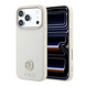 Guess Guess iPhone 18 Pro Max / iPhone 17 Pro Max Hoesje MagSafe - generfd PU - harde behuizing - rond strasslogo Beige Guess Guess iPhone 18 Pro Max / iPhone 17 Pro Max Hoesje MagSafe - generfd PU - harde behuizing - rond strasslogo Beige