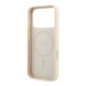 Guess Guess iPhone 18 Pro Max / iPhone 17 Pro Max Handyhülle MagSafe - genarbtes PU - Hartschale - rundes Strasslogo Beige Guess Guess iPhone 18 Pro Max / iPhone 17 Pro Max Handyhülle MagSafe - genarbtes PU - Hartschale - rundes Strasslogo Beige