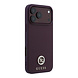 Guess Guess iPhone 18 Pro Max / iPhone 17 Pro Max Handyhülle MagSafe - genarbtes PU - Hartschale - rundes Strasslogo