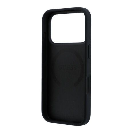 Guess Guess iPhone 18 Pro Max / iPhone 17 Pro Max Handyhülle MagSafe - Saffiano - Hartschale - Peony - Ringständer Schwarz Guess Guess iPhone 18 Pro Max / iPhone 17 Pro Max Handyhülle MagSafe - Saffiano - Hartschale - Peony - Ringständer Schwarz