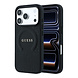 Guess Guess iPhone 18 Pro Max / iPhone 17 Pro Max Phone case MagSafe - Saffiano - hard shell - Peony - ring stand Black Guess Guess iPhone 18 Pro Max / iPhone 17 Pro Max Phone case MagSafe - Saffiano - hard shell - Peony - ring stand Black