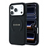 Guess iPhone 18 Pro Max / iPhone 17 Pro Max Hoesje MagSafe - Saffiano - harde behuizing - Peony - ringstandaard Zwart Guess iPhone 18 Pro Max / iPhone 17 Pro Max Hoesje MagSafe - Saffiano - harde behuizing - Peony - ringstandaard Zwart