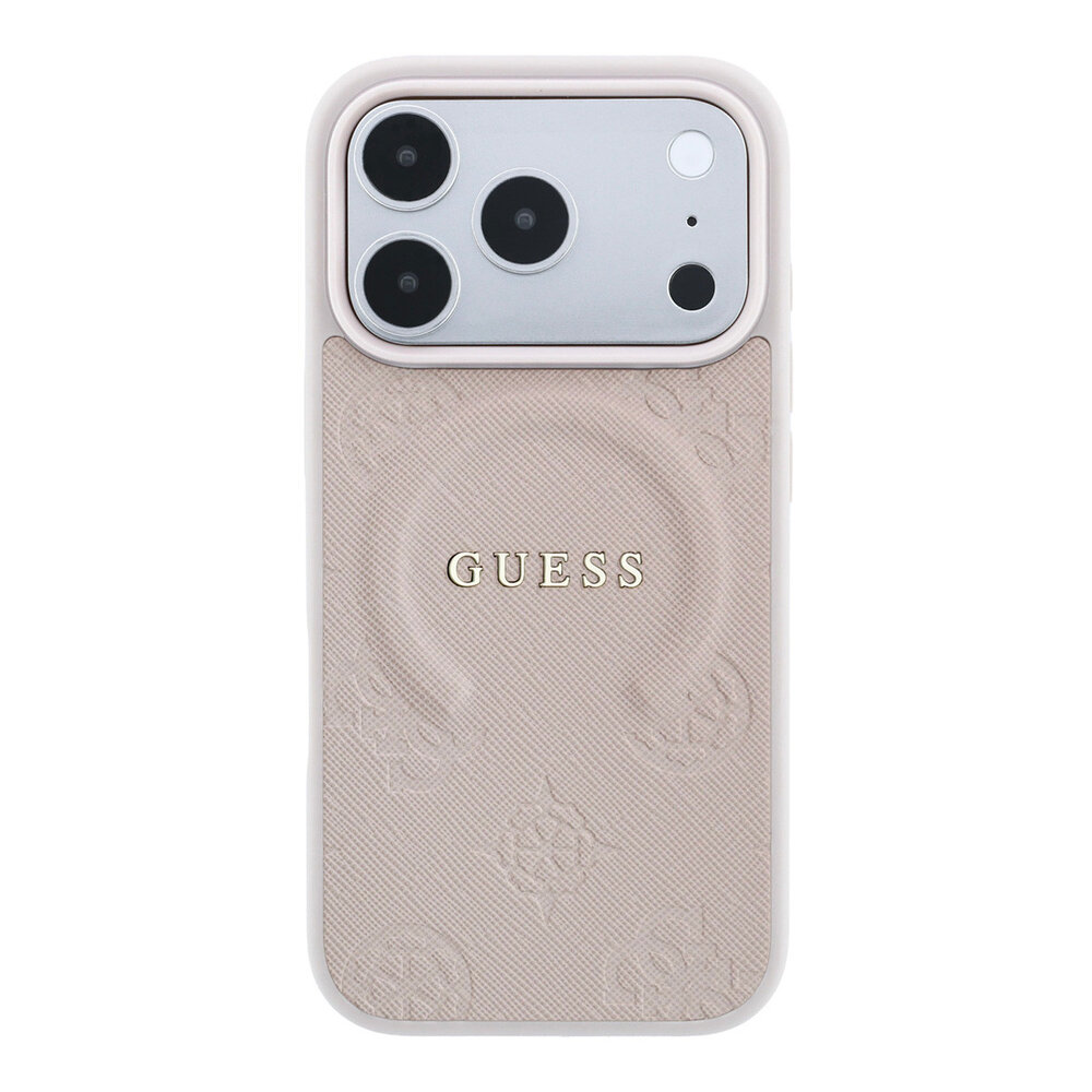 Guess Guess iPhone 18 Pro Max / iPhone 17 Pro Max Coque de téléphone MagSafe - Saffiano - coque rigide - Peony - support à anneau Rose Guess Guess iPhone 18 Pro Max / iPhone 17 Pro Max Coque de téléphone MagSafe - Saffiano - coque rigide - Peony - support à anneau Rose