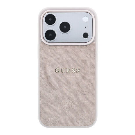 Guess Guess iPhone 18 Pro Max / iPhone 17 Pro Max Handyhülle MagSafe - Saffiano - Hartschale - Peony - Ringständer Rosa Guess Guess iPhone 18 Pro Max / iPhone 17 Pro Max Handyhülle MagSafe - Saffiano - Hartschale - Peony - Ringständer Rosa