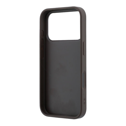 Guess Guess iPhone 18 Pro Max/iPhone 17 Pro Max Hartschalenhülle PU 4G Großes Kunstharzlogo - Braun