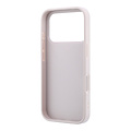 Guess Guess iPhone 18 Pro Max/iPhone 17 Pro Max Hartschalenhülle 4G PU Großes Strasslogo - Rosa