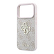 Guess Guess iPhone 18 Pro Max / iPhone 17 Pro Max Coque de téléphone 4G - PU - coque rigide - grand logo en strass Rose