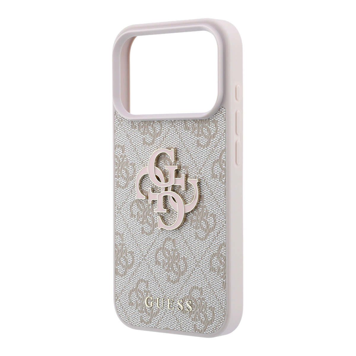 Guess Guess iPhone 18 Pro Max / iPhone 17 Pro Max Hoesje 4G - PU - harde behuizing - groot logo van hars Roze, foto 6 van 6