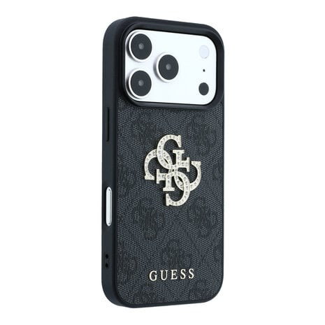 Guess Guess iPhone 18 Pro Max / iPhone 17 Pro Max Handyhülle 4G - PU - Hartschale - großes Strasslogo Schwarz Guess Guess iPhone 18 Pro Max / iPhone 17 Pro Max Handyhülle 4G - PU - Hartschale - großes Strasslogo Schwarz