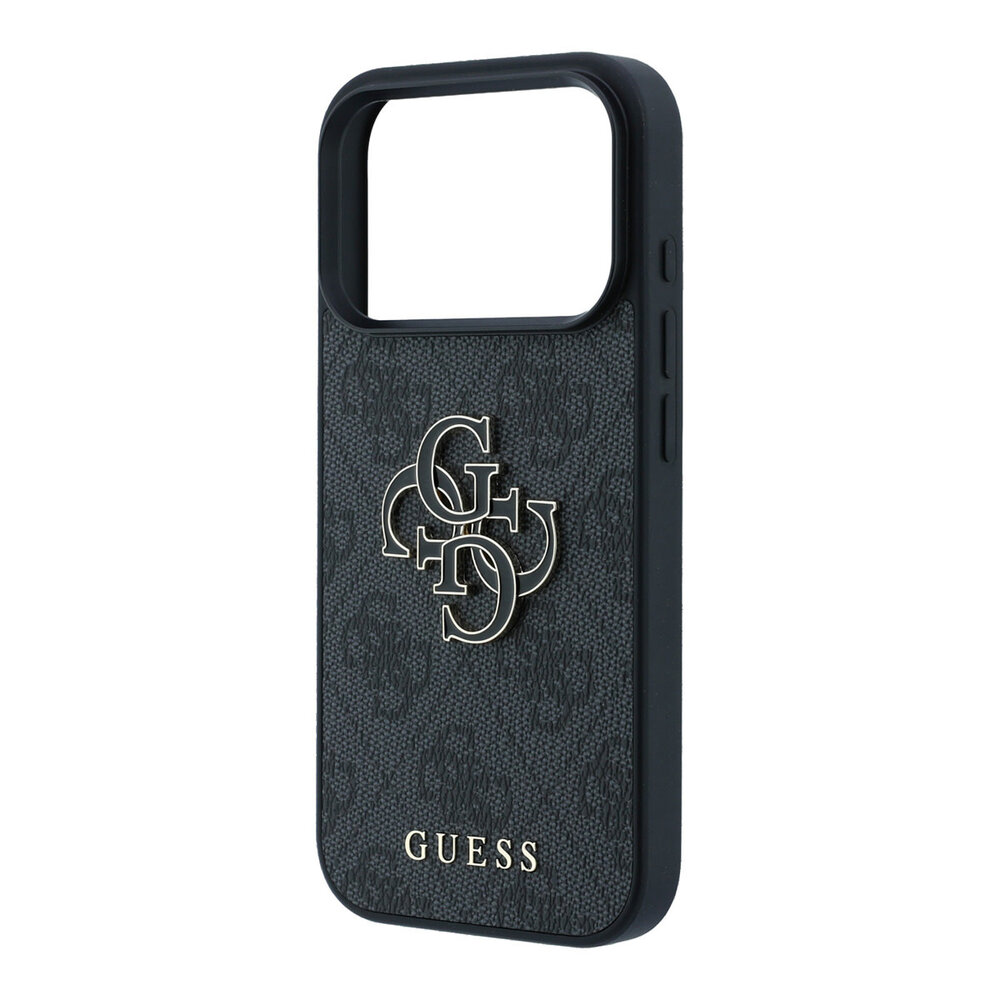 Guess Guess iPhone 18 Pro Max / iPhone 17 Pro Max Handyhülle 4G - PU - Hartschale - großes Harzlogo Schwarz Guess Guess iPhone 18 Pro Max / iPhone 17 Pro Max Handyhülle 4G - PU - Hartschale - großes Harzlogo Schwarz