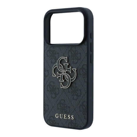 Guess Guess iPhone 18 Pro Max / iPhone 17 Pro Max Hoesje 4G - PU - harde behuizing - groot logo van hars Zwart Guess Guess iPhone 18 Pro Max / iPhone 17 Pro Max Hoesje 4G - PU - harde behuizing - groot logo van hars Zwart
