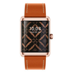 Green Lion Prime Montre connectée 1,41 pouce - écran AMOLED Or rose