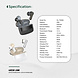 Green Lion Green Lion Vancouver Earbuds wireless Black Green Lion Green Lion Vancouver Earbuds wireless Black