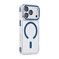 TUNIQ TUNIQ iPhone 18 Pro/iPhone 17 Pro Coque Airbag MagSafe en TPU et PC - Bleu foncé